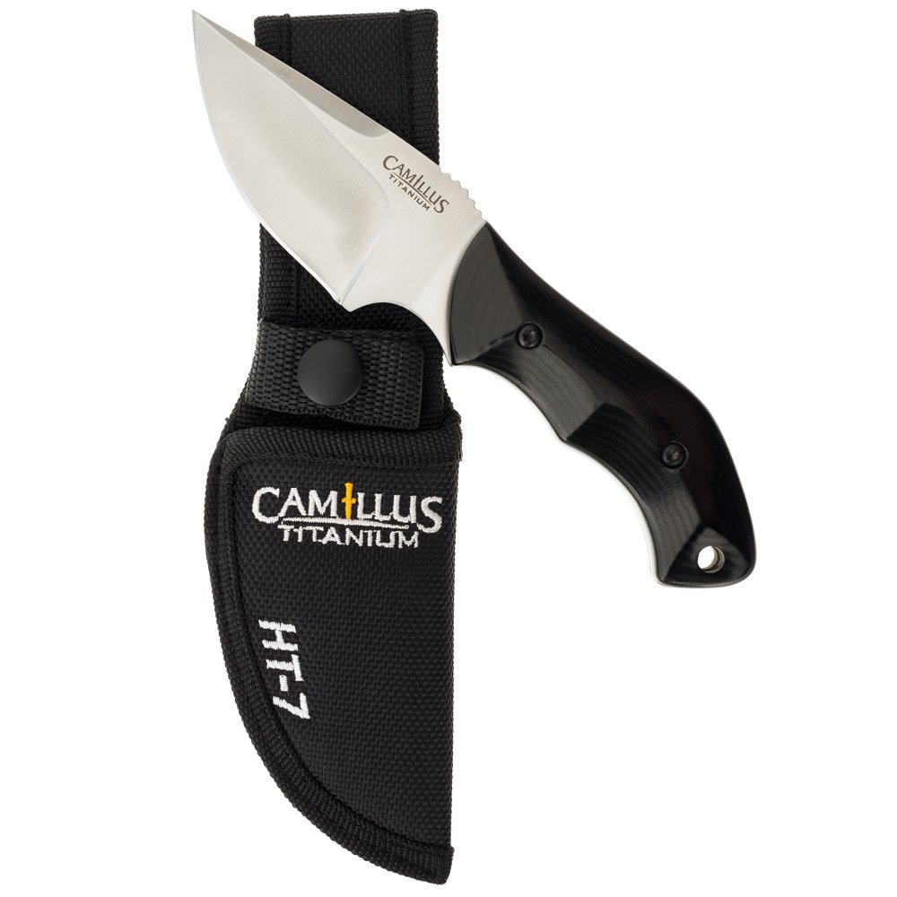 Camillus HT7, 7" Fixed Blade Tactical Rubber+ABS Handle Knife with