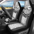 thumbnail image 3 of Uourmeti Dragonfly Leopard Car Seat Covers 3 PCS, Car Seat Covers Full Set Polyester Breathable Easy Installation for Truck Sedans SUV, 3 of 10