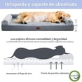thumbnail image 3 of Cama para Perro Grande, Cama para Perro con Parte Inferior Antideslizante, Cama Ortopédica para Perros Grandes, Lavable, Resistente a Las Mordeduras de Mascotas, Cama para Perros Medianos, 3 of 7