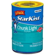 StarKist Chunk Light Tuna in Vegetable Oil, 5 oz, 4 Cans