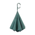 thumbnail image 1 of kusrkot Inverted Reversing Upside Down Umbrella Windproof Large Sun Protection Folding Wear Resistant Waterproof Practical Double Layer Dark Green, 1 of 9