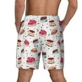 thumbnail image 4 of Fotbe Birthday Cake Men’s Swim Trunks Quick Dry Swim Shorts Board Shorts with Mesh Lining-Small, 4 of 9