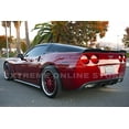 thumbnail image 5 of Replacement for 2005-2013 Chevrolet Corvette C6 All Models | ZR1 Extended Style ABS Plastic Painted Glossy Black Rear Trunk Lid Wing Spoiler (ABS Plastic - Glossy Black), 5 of 12