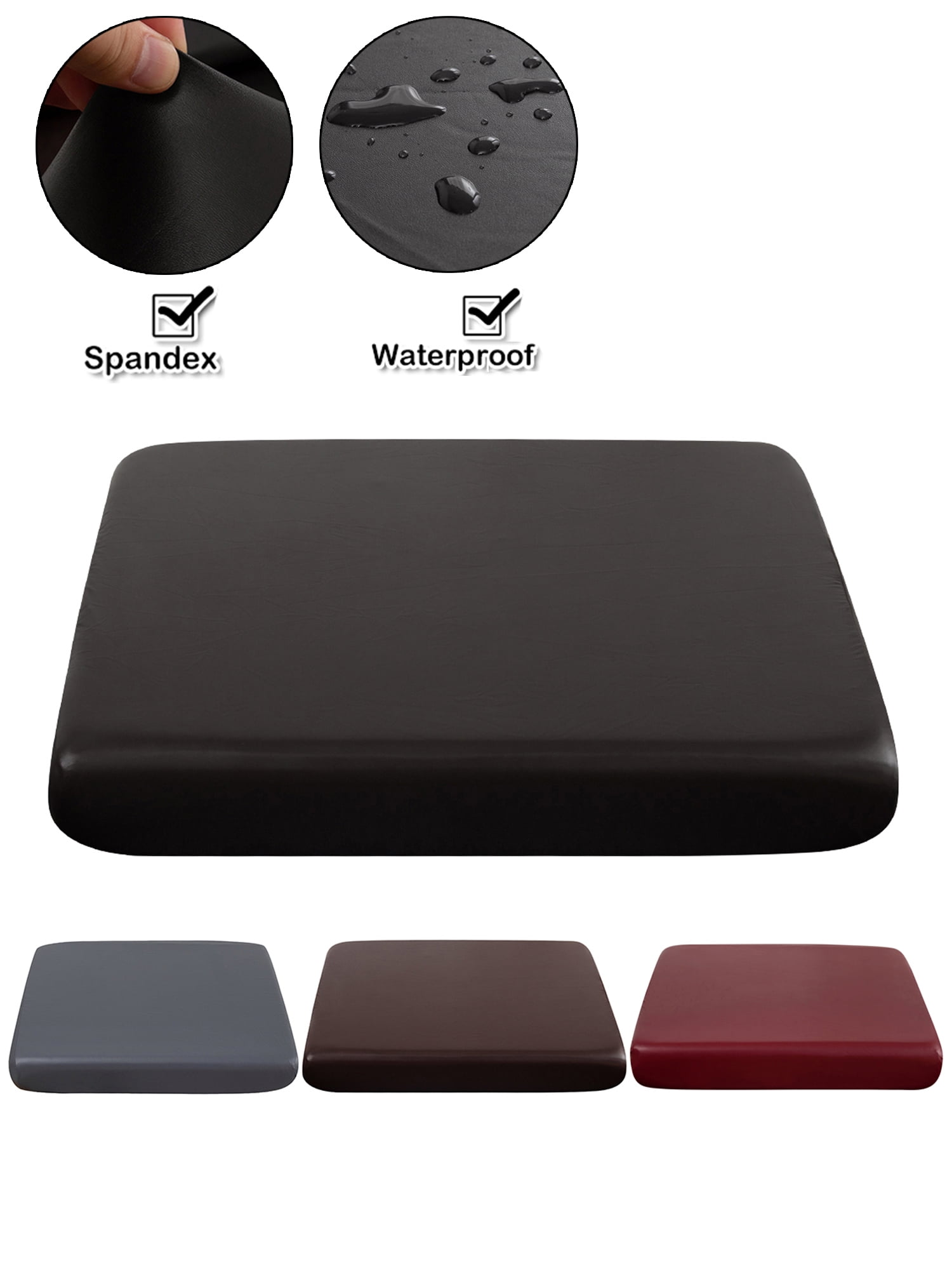 KBOOK Stretch PU Leather Sofa Seat Covers Couch Cushion Cover