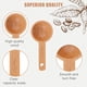 thumbnail image 3 of Cuchara medidora de madera de 15ml, cuchara medidora de café molido de madera de haya, 1 cucharada de granos de café molido, té, accesorios de cocina para el hogar, 4 Uds. Sincero Electrónica, 3 of 5