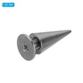 thumbnail image 3 of 12mm Studs for Clothing, 20 Sets Studs and Spikes Leather Rivets for Clothing Leather Punk, 6x12mm, Black, 3 of 6