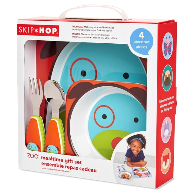 Set de regalo Mealtime Skip Hop Dog Zoo, 1 pieza