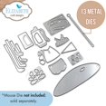thumbnail image 2 of Set de troqueles Elizabeth Craft Designs Accesorios de golf 13 piezas, 2 of 6