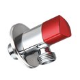 thumbnail image 4 of Válvu de Ángulo de tón G1 / 2 Conector de Adaptador de Válvu de Esquina de de Calentador de Agua de Inodoro Triángulo rojo Sunnimix Válvula de triángulo de agua fría, 4 of 7