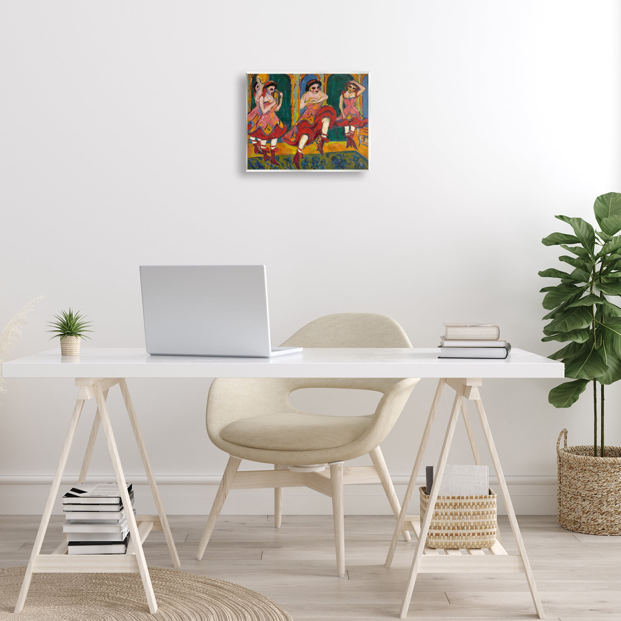 Stupell Industries Classic Czardas Dancers People Painting Unframed Art Print Wall Art, 14 x 11
