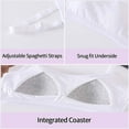 thumbnail image 5 of Girls Bra Fit for 12-16 Years Teens & Big Girls Wire Free Push Up Cotton Breathable Cami Bra Adjustable Straps Fixed Pads, 5 of 5