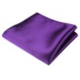 thumbnail image 1 of Trayknick Men's Satin Solid Plain Color Handkerchief Hanky Pocket Square for Wedding Party, 1 of 13