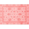 thumbnail image 1 of Ahgly Company Machine Washable Indoor Rectangle Oriental Red Modern Area Rugs, 4' x 6', 1 of 4