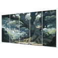 thumbnail image 2 of Designart "Brances Canopies beauty II" Landscape Trees Metal Wall Art Set, 2 of 5