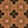 thumbnail image 1 of Ahgly Company Tapis de Zone Carré Orange Lavable en Machine, 7 Pieds Carré, 1 of 7