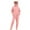 Pink-01, variant on REALiKUN Onesie Pajamas for Women One Piece Fuzzy Sherpa Jumpsuit Cute Warm Fleece Hoodie Romper Winter Adult