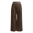 thumbnail image 5 of GPOECD Yoga Pants for Women Effortless Wide Leg Joggers with Slim Fit and Seamless Comfort Versatile Casual Trousers for Yoga and Daily Wear Wide Leg Sweatpants Coffee,M, 5 of 8