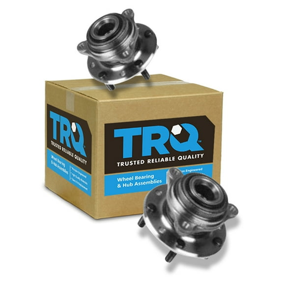 TRQ Wheel Hub & Bearing Pair for Blazer S10 Jimmy S15 Pickup Truck Seville BHA53331