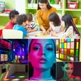 thumbnail image 2 of BUZIFU 14 Pack Correction Gel Light Filter 29.7 * 21cm A4 Overlays Transparency Color Film Plastic Sheets Gel Lighting Filters 7 Assorted Colors for Kids,Photo Studio,Photography,Stage Lighting, 2 of 7
