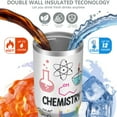 thumbnail image 4 of 1pc Chemistry teacher 30oz Tumbler with Straw & Handle - Insulated Stainless Steel Cup | Holiday Gift for Man Women (Christmas, Valentine's, Birthday), 4 of 7