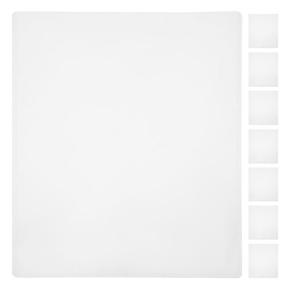 ELAYARD Plastic Document Sleeve Transparent Hard Plastic Sheet Protectors 8PCS