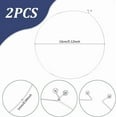 thumbnail image 3 of 1 Set 2Pcs 304 Stainless Steel Choker Necklace Making Rigid Necklaces Stainless Steel Color Inner Diameter: 13cm, 3 of 8