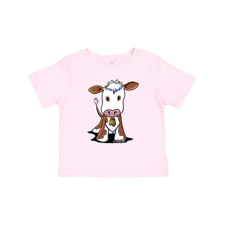 

Inktastic Little Brown Cow Gift Toddler Boy or Toddler Girl T-Shirt