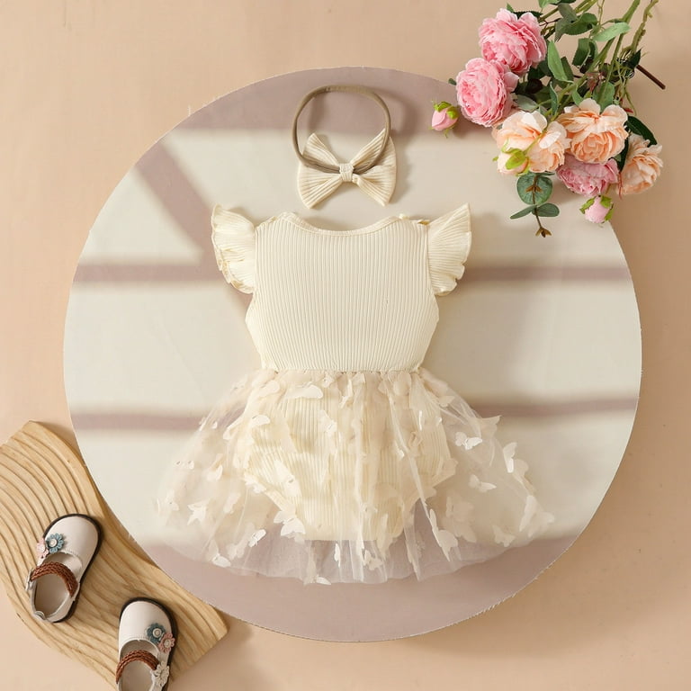 1st birthday family dress Adorable Baby Girl First Birthday Dress – Baby's First main image 0