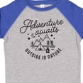 thumbnail image 4 of Inktastic Adventure Awaits Outside in Nature with Tent and Mountains Boys or Girls Toddler T-Shirt, 4 of 5