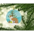 thumbnail image 2 of Carolines Treasures BB2940CO1 Red Border Collie Merry Christmas Tree Ceramic Ornament, 2 of 2