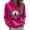 Hot Pink, variant on Grblisyd Breast Cancer Awareness Hoodies for Women In October We Wear Pink Long Sleeve Sweatshirts
