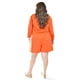 thumbnail image 2 of Set de lino camisa y short Roman Fashion /Tallas Extras, 9103 (Naranja) naranja 36, 2 of 6