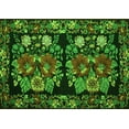 thumbnail image 1 of Ahgly Company Indoor Rectangle Medallion Green French Area Rugs, 3' x 5', 1 of 1