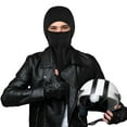 thumbnail image 4 of TOPTIE Balaclava for Men Women, Sun Protection Long Neck Covers, Full Face Mask for Cycling, Fishing, Helmet Liner-Black, 4 of 7