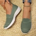 thumbnail image 5 of Womens Orthopedic Slip on Sock Loafers Walking Shoes Lightweight Comfortable Knit Nurse Driving Work Sneakers, 5 of 7