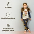 thumbnail image 4 of LazyOne Warm Long-Sleeve PJ Sets for Girls and Boys, Booty Sleep, Funny Animal Kids' Pajama Sets, 4 of 5