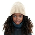 thumbnail image 2 of Girl Fashion Knitted Hat Warm Woolen Winter Ear Soft Comfortable Stylish Cold Weather Accessory, 2 of 3