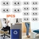 thumbnail image 1 of DQrwqpou Ruedas Universales Autoadhesivas para Muebles 4 Uds. (doble Blanca), 1 of 5
