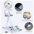thumbnail image 3 of Resenkos Foldable Ab Machine, Ab Workout Equipment, Adjustable Angles & Resistance Bands, for Core and Stomach Exercise, Compact, 3 of 7