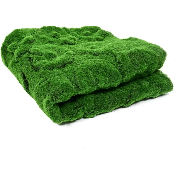 Nvzi Simulation Artificial Moss Grass Turf Mat No Maintenance Wall Green Plants Home Lawn Fake Moss Design Garden Landscape Decor (Color : 01, Size : 100x100cm)