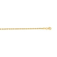 thumbnail image 3 of 14K Yellow Gold 8in 2.5mm Solid Diamond Cut Rope Chain Bracelet with Lobster Clasp, 3 of 4