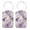 Multi4, variant on RATGON 2 Pack Luggage tag PU Leather with Stainless Steel Loop Window Flower Dragonfly Specimen Travel Trip