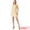 Apricot, variant on DARING DIVA Hooded Knitted Mesh Sleeveless Mini Dress S Apricot