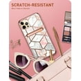 thumbnail image 3 of Cosmo Wallet Slim Designer Wallet Case Card Holder for iPhone 13 Pro Max (2021), 6.7" (Marble), 3 of 8
