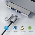 thumbnail image 2 of 3 in 1 USB HUB Type C HUB OTG Expansion Dock for PC Laptop(Grey Type C To 3USB), 2 of 6