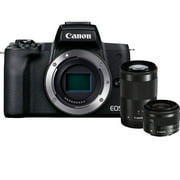 Canon Eos M50 Mark Ii Mirrorless Camera With 15-45mm And 55-200mm Lenses (black)