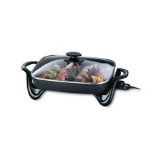 Presto 16-inch Electric Skillet with Glass Cover 06852, Ceramic - image 4 of 7