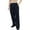 #Dark Blue, variant on Men's Drawstring Waist Loose Wide Leg Workout Sweatpants with Pockets,Black Big and Tall Men L