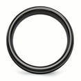thumbnail image 2 of Edward Mirell Titanium Black 7mm Wedding Band Ring Man Fancy  For Dad Mens  For Him, 2 of 10
