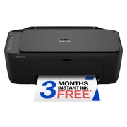 HP DeskJet 2952 Wireless All-in-One Color Inkjet Printer, 3 Months Free Instant Ink, Black